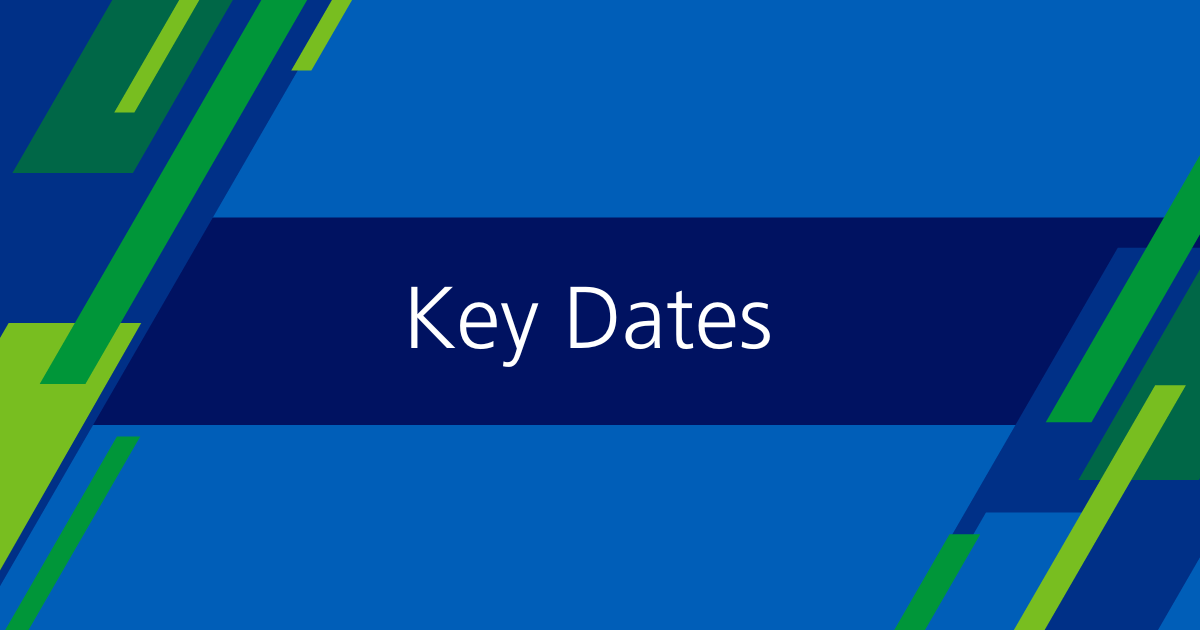 Key Dates