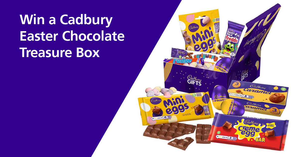 Win aCadbury Easter Chocolate Treasure Box