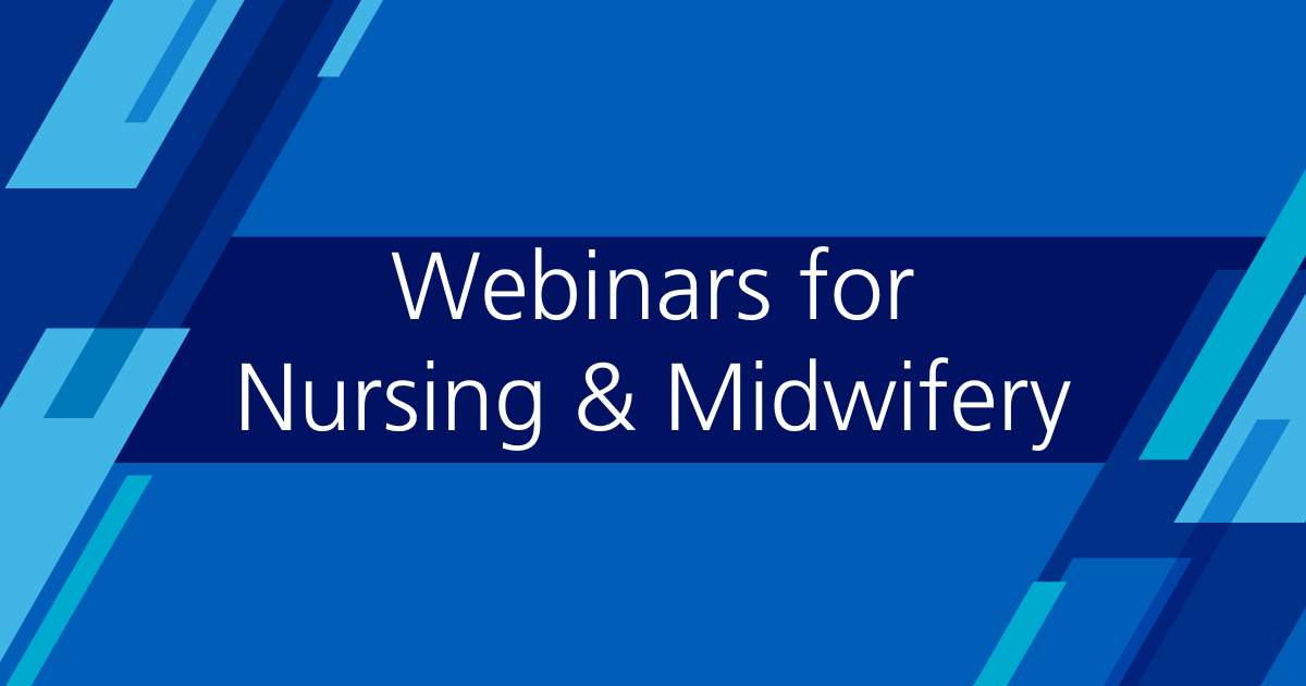 Webinars for Nursing & Midwifery Staff | NHS Professionals