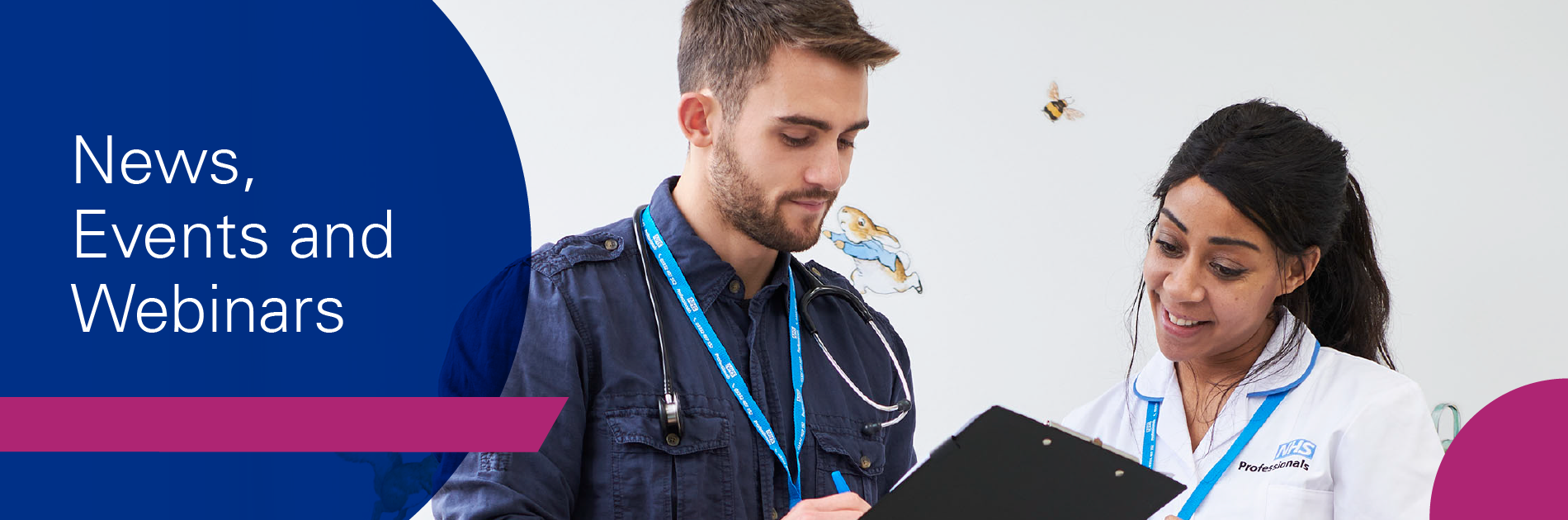 Doctors looking at notes