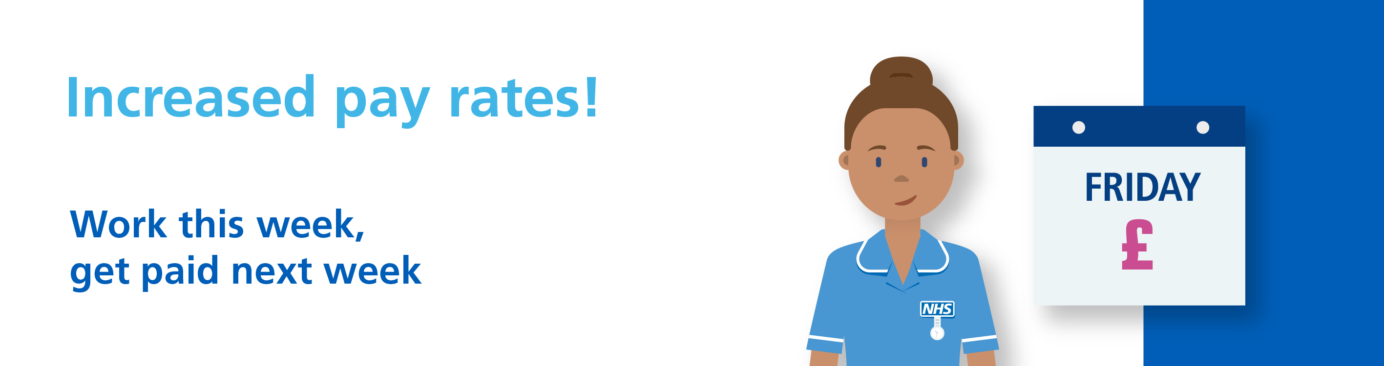 Increased pay rates for Nursing Bank Staff! NHS Professionals