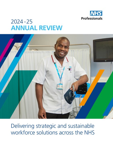 Front cover of the NHSP Annual Review 2023-24